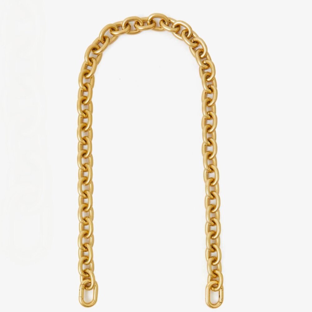 NWOT Clare V. Shoulder Strap Vintage Gold Mini Link Chain